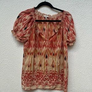 Joie silk printed blouse